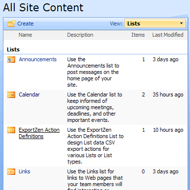 Using SharePoint List Data CSV Exports - ExportZen: Documentation ...